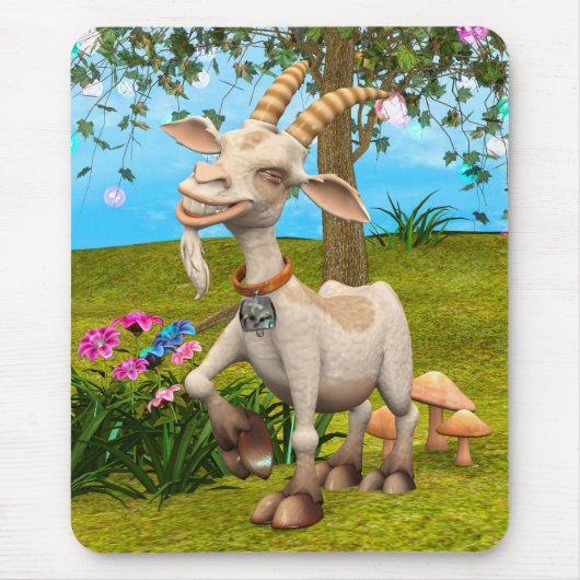 Happy Goat Mousepad (Vorne)