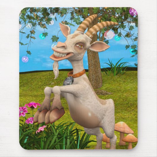 Happy Goat Mousepad (Vorne)