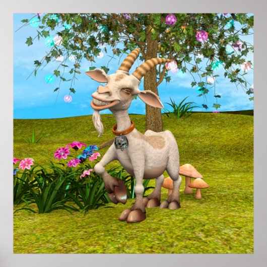 Happy Goat Poster (Vorne)