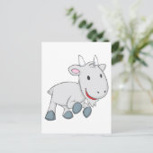 Happy Goat Postkarte (Stehend Vorderseite)
