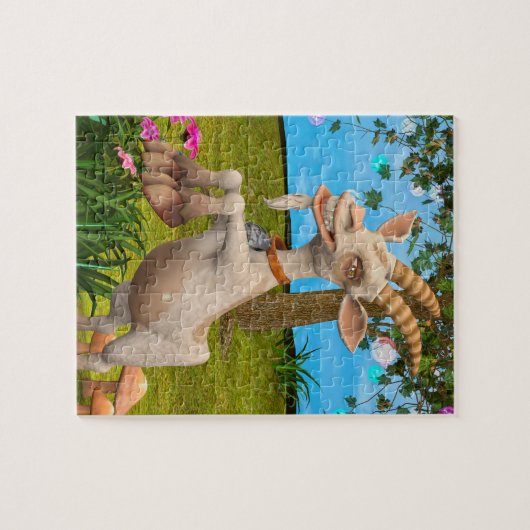 Happy Goat Puzzle (Horizontal)