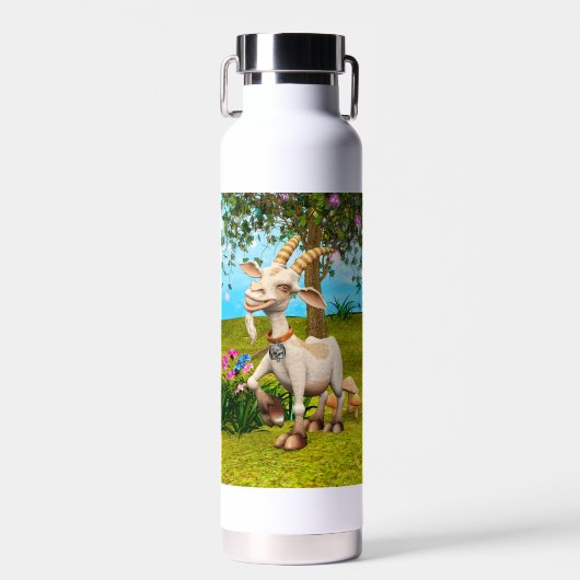 Happy Goat Trinkflasche (Vorne)