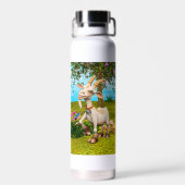 Happy Goat Trinkflasche (Rückseite)