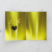Happy Golden 50. Jahrestag Karte (Innenseite)
