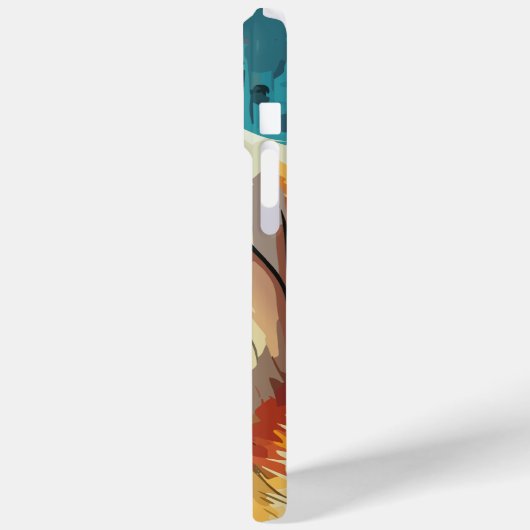 Happy Golden Retriever Case-Mate iPhone Hülle (Rückseite / Links)