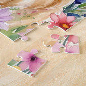 Happy Golden Retriever Colorful Pet Portrait Puzzle (Seite)