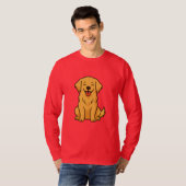 Happy Golden Retriever Dog – Cute Funny Pets T-Shirt (Vorne ganz)