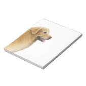 Happy Golden Retriever Dog Notizblock (Rotiert)