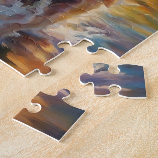 Happy Golden Retriever im Wasser Puzzle (Seite)