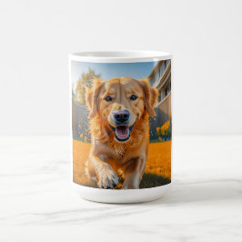 Happy Golden Retriever Kaffeetasse