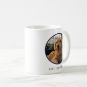 Happy Golden Retriever Kaffeetasse (VorderseiteRechts)