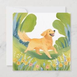 Happy Golden Retriever | Lichtfarbenkarte