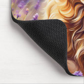 Happy Golden Retriever Mousepad (Ecke)