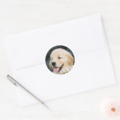 Happy Golden Retriever Puppy Sticker (Umschlag)