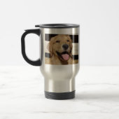 Happy Golden Retriever Reisebecher (Links)