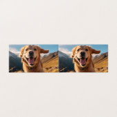 Happy Golden Retriever Running (Außenseite Aufgefaltet)