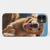 Happy Golden Retriever Running Case-Mate iPhone Hülle (Rückseite (Horizontal))
