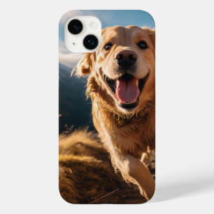 Happy Golden Retriever Running Case-Mate iPhone 14 Plus Hülle