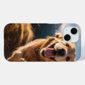 Happy Golden Retriever Running Case-Mate iPhone Hülle (Rückseite (Horizontal))