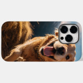 Happy Golden Retriever Running Case-Mate iPhone Hülle (Rückseite (Horizontal))