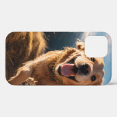 Happy Golden Retriever Running Case-Mate iPhone Hülle (Rückseite (Horizontal))
