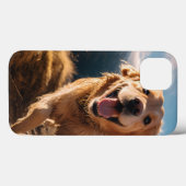 Happy Golden Retriever Running Case-Mate iPhone Hülle (Rückseite (Horizontal))