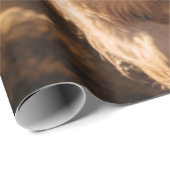 Happy Golden Retriever Running Geschenkpapier (Rolleneckpunkt)