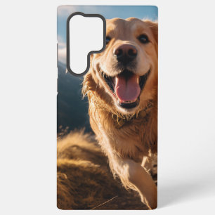 Happy Golden Retriever Running Samsung Galaxy Hülle