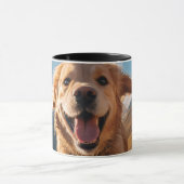 Happy Golden Retriever Running Tasse (Zentrum)