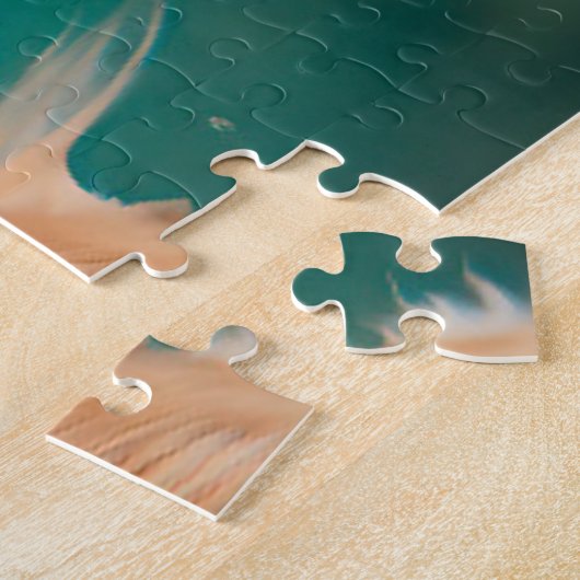 Happy Golden Retriever Schwimmen unter Wasser Puzzle (Seite)