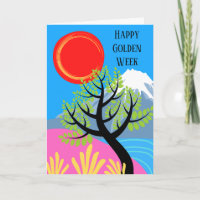 Happy Golden Week Japanischer Monte Fuji
