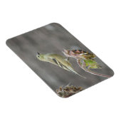 Happy Goldfinch und Sonnenblumen Magnet (Rechte Seite)