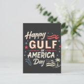 Happy Golf of America's Funny Patriotic Postkarte (Stehend Vorderseite)