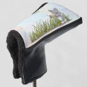 Happy Golfing Vater Der sonnige Vatertag Golf Headcover (3/4 Vorderseite)