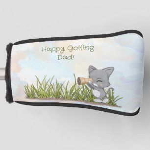 Happy Golfing Vater Der sonnige Vatertag Golf Headcover