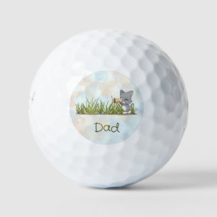 Happy Golfing Vater Der sonnige Vatertag Golfball