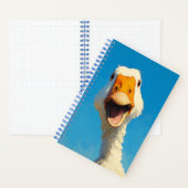 Happy Goose Under Blue Sky Notizblock (Innen)