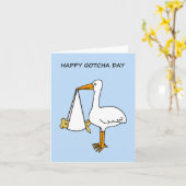 Happy Gotcha Day Dog Karte (Gelbe Blume)