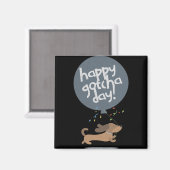 Happy Gotcha Day Dog New Puppy Adoption Birthday C Magnet (Vorderseite/Rückseite)
