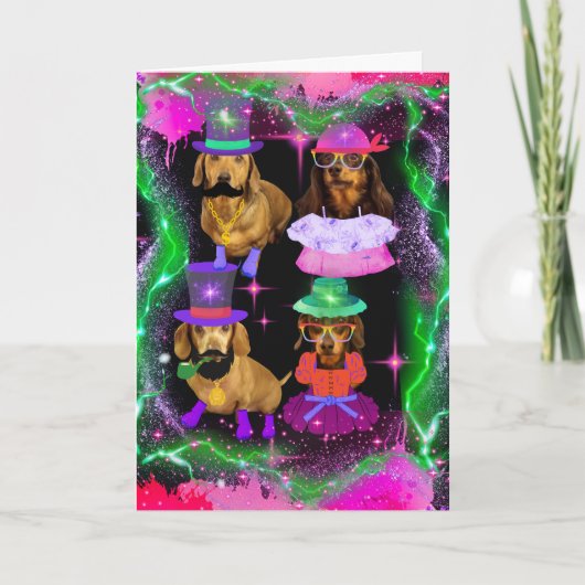 Happy Gotcha Day Grußkarte Karte (Vorderseite)