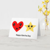 Happy Gotcha Day Karte (Gelbe Blume)