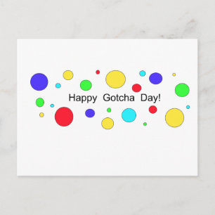 Happy Gotcha Day! Postkarte
