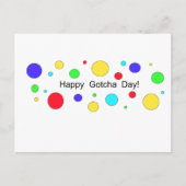Happy Gotcha Day! Postkarte (Vorderseite)