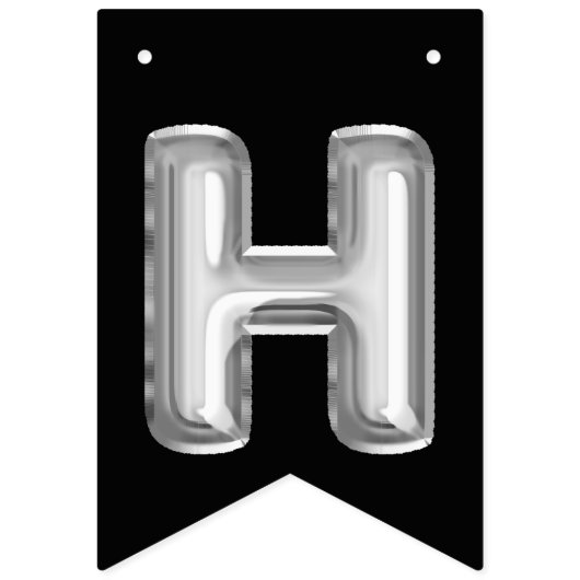 Happy Gotcha Day Silver Foil Balloons Wimpelkette (Erste Fahne)