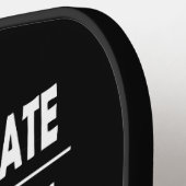 Happy Graduate Abschluss Pickleball Schläger (Linke Seite)