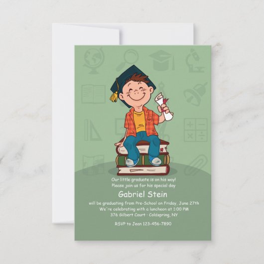 Happy Graduate Einladung (Vorderseite)