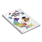 Happy Graduation 2026 - Cute Owl & Books  Notizblock (Rechte Seite)