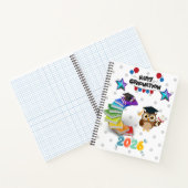 Happy Graduation 2026 - Cute Owl & Books  Notizblock (Innenseite)