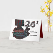 Happy Graduation 26' Greeting Card Karte (Gelbe Blume)