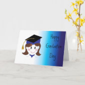 Happy Graduation Day Karte (Gelbe Blume)